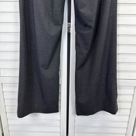 Lafayette 148 New‎ York Virgin Wool Trousers Charcoal Dress Pants Womens Size 4 - Picture 6 of 9
